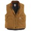V01 Relaxed Fit Firm Duck Insulated Rib Collar Vest
