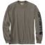 Carhartt Mens Workwear Long Sleeve Graphic Logo T-Shirt