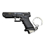Tactical Mini Glock 34 Shell-Ejecting Keychain