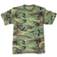Mens Woodland Camo T-Shirt with Pocket