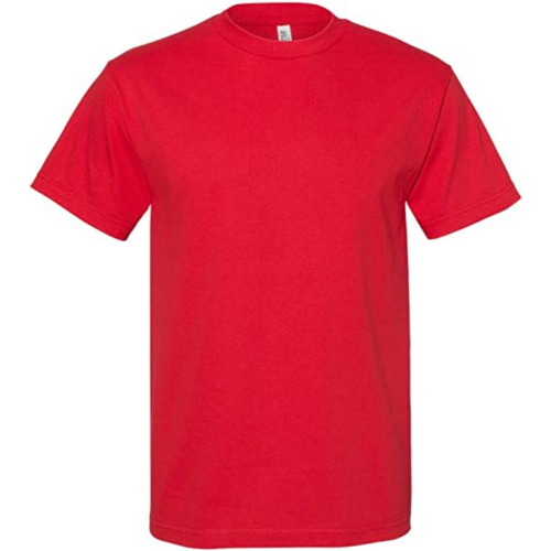 Alstyle Adult Short Sleeve Red T-Shirt - Medium