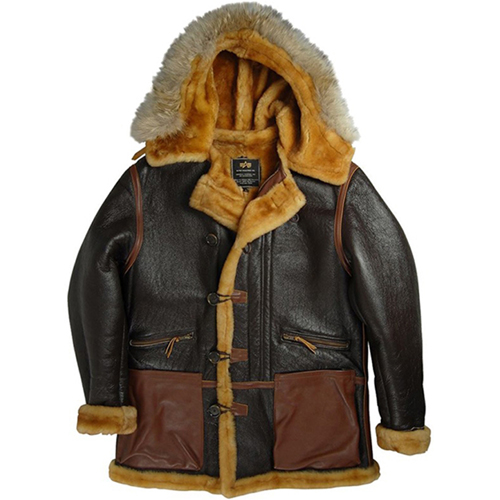 Alpha B-7 Vintage Sheepskin Parka