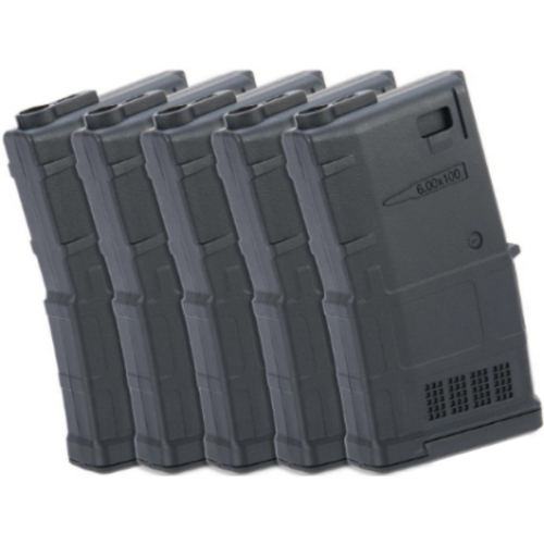 ARES AMAG Mid Cap M4/M16 Magazine - 5 Pack