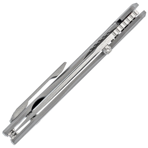 765 Mini Sandblasted Titanium Handle Folding Knife