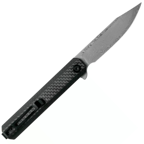Chronic Flipper Knife Carbon Fiber Overlay On G10 Handle