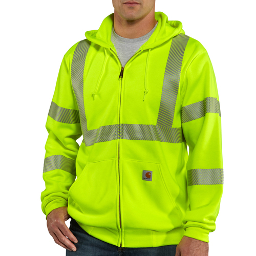 High-Visibility Zip Class 3 Sweatshirt