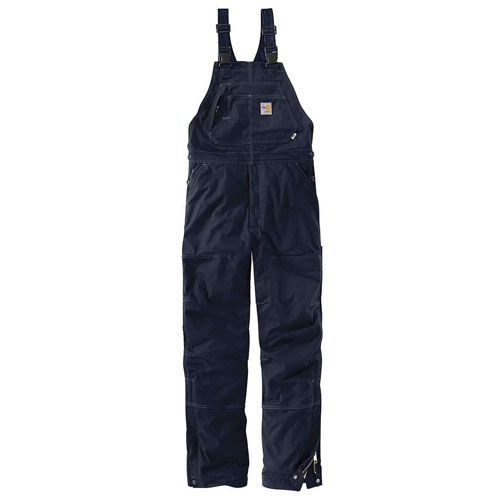 Flame Resistant Loose Fit Quick Duck Lined Bib Overalls