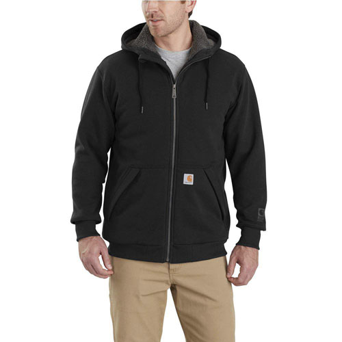 Rain Defender Relaxed Fit Midweight  Sherpa-Lined Full-Zip Sweatshirt