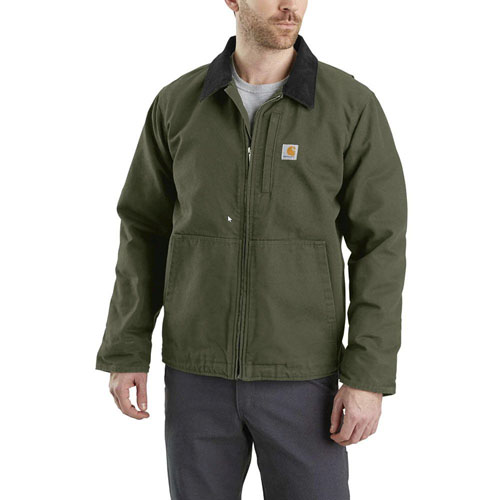 Carhartt Full Swing Loose Fit Washed Duck Fleece-Lined Jacket