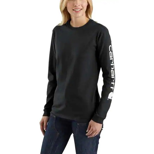 Womens WK231 Workwear Logo Long Sleeve T-Shirt