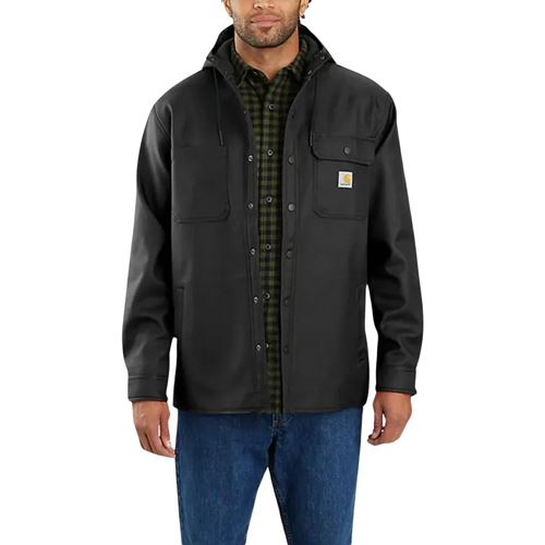Rain Defender Relaxed Fit Heavyweight Hooded Shirt Jac 