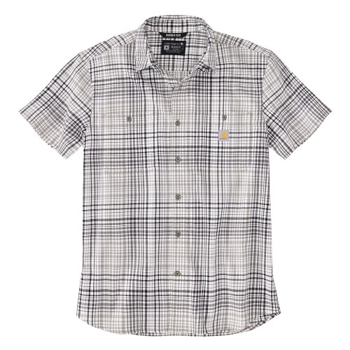 Carhartt Rugged Flex Relaxed Fit Lightweight Short-Sleeve Plaid Shirt