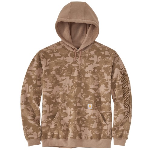 Loose Fit Carhartt Midweight Camo Logo Graphic Sweatshirt