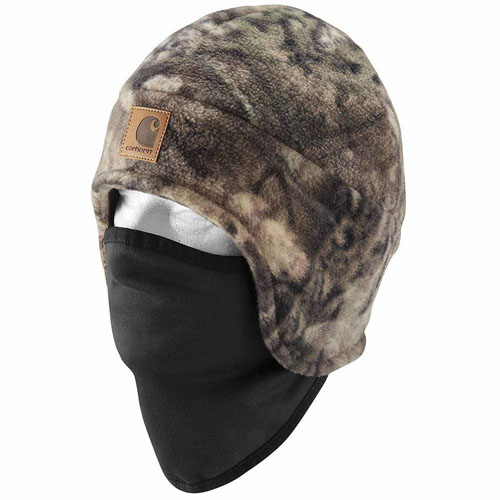 Carhartt Work Camo Fleece Hat 2 in 1