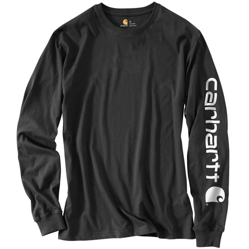 Carhartt Mens Workwear Long Sleeve Graphic Logo T-Shirt