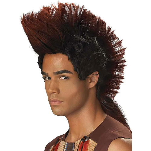 California Man Indian Warrior Wig