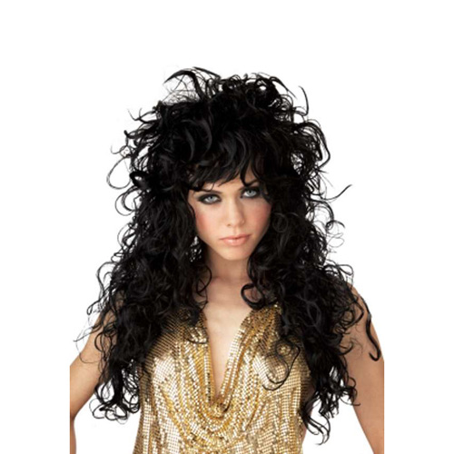 California Womens Black Seduction Wig