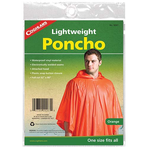 Orange Poncho