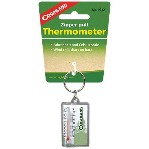 Zipper Pull Thermometer