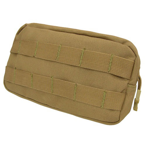 8.5 Inch Wide Utility Pouch - Tan
