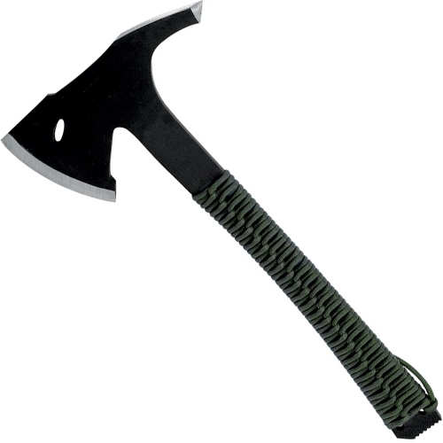Crafted for various outdoor applications, the army green Condor Sentinel Axe combines superior craftsmanship with functionality 