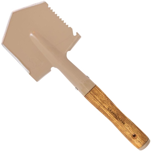 Compact and durable, the hickory-handled Camping Shovel is a must-have tool for outdoor enthusiasts. 