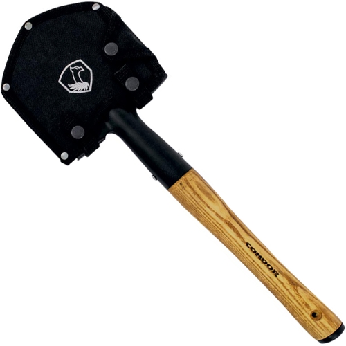 Designed for survival situations, the hickory-handled Wilderness Survival Shovel offers versatility and dependability. 