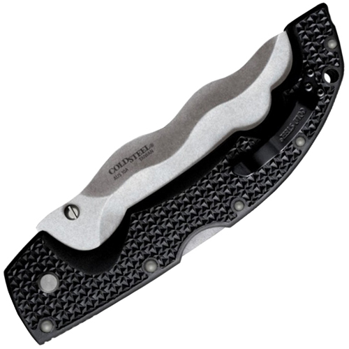 Voyager Tri-Ad Lock Kris Style Blade Folding Knife