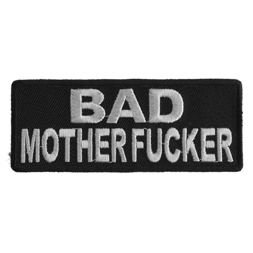 Bad Motherfucker Naughty Patch - 3.75x1.5 inch