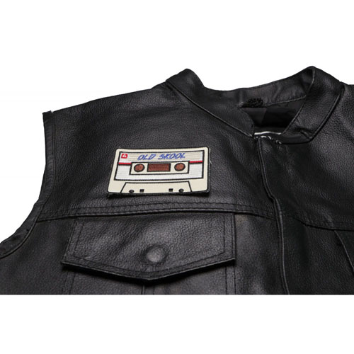 Old Skool Radio Cassette Embroidered Patch