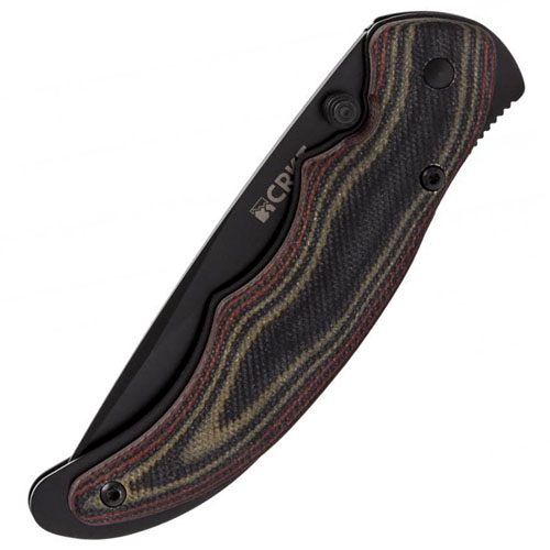 Endorser Black and Brown G10 Handle Folding Knife