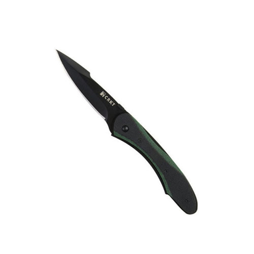 CRKT Gallagher BadgerOutBurst Fire Safe Green Black Razor-Sharp Edge