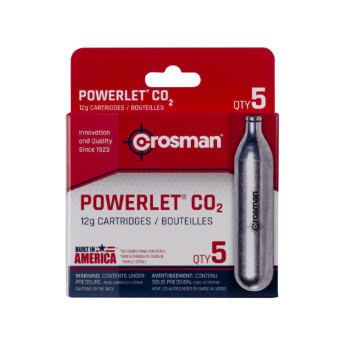 Crossman Powerlet 12 Gram CO2 5 Count Cartridges
