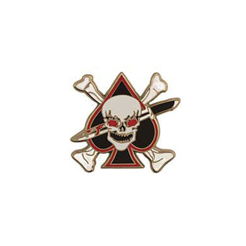 Pin 1 Inch Death Spade Skull