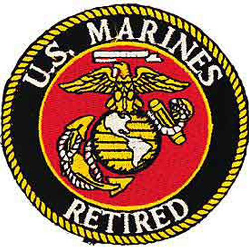 Patch-Usmc Logo Retired