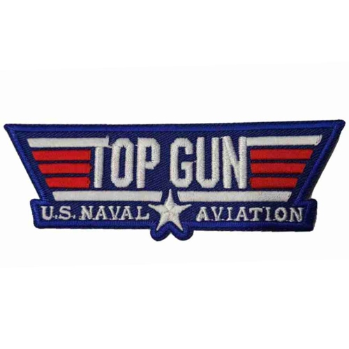 USN Top Gun Tab 4 Inch Patch