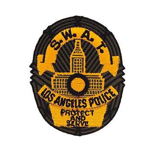 Swat Team Police Patch - Black