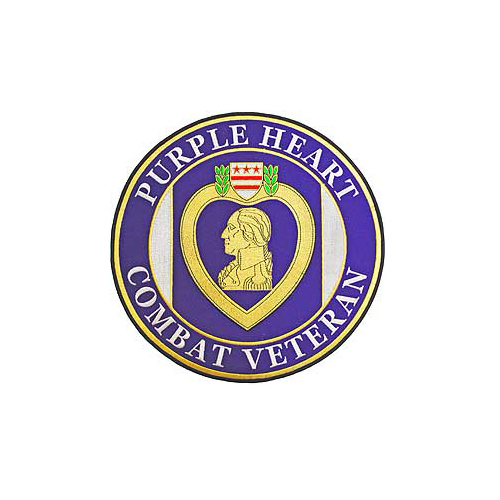 Purple Heart Combat Veteran Patch