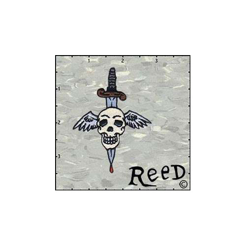 Fuzzy Dude Reeds Sword Skull and Wings