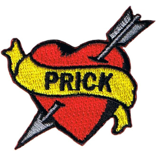2.25 Inch Heart Tattoo Prick Patch