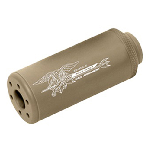 G&G SS-80 14mm CCW Mock Suppressor - Desert Tan
