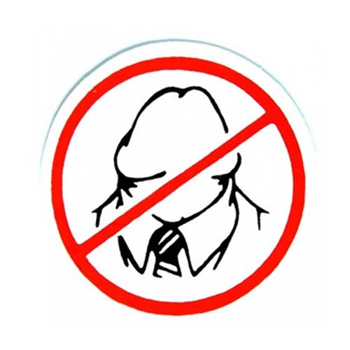 No Dick Heads  Sticker