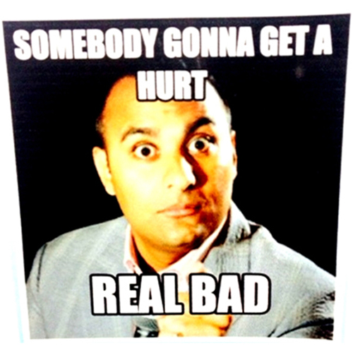 Somebody Gonna Get A Hurt Real Bad  Sticker - One Size