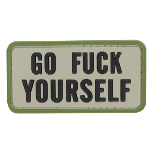 Go Fuck Yourself PVC Morale Patch