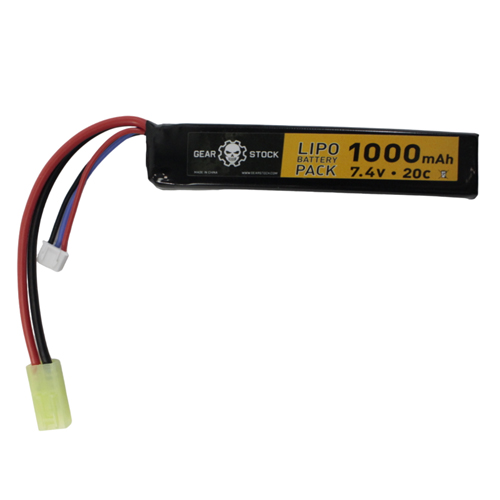 Small Tamiya Connector Stick LiPo Battery - 7.4V 1000mAh