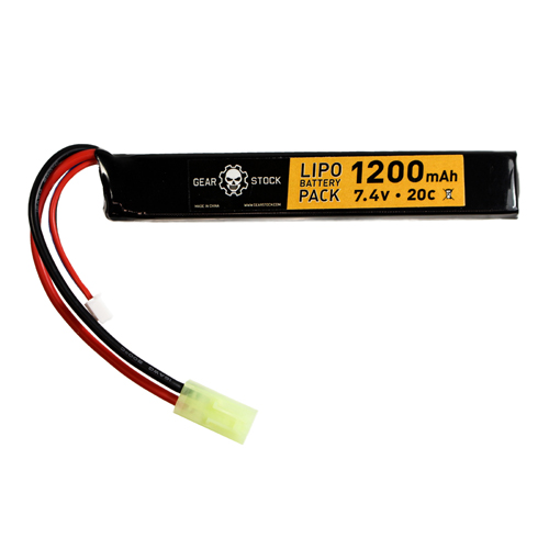 Small Tamiya Connector Stick LiPo Battery - 7.4V 1200mAh