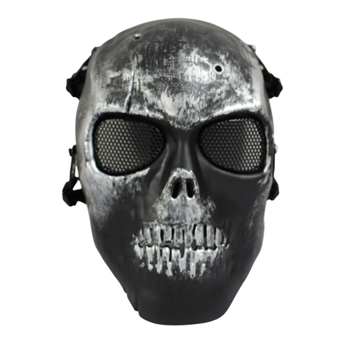 Skeleton Skull Steel Mesh Mask