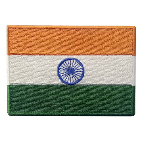 Gear Stock India Flag Patch