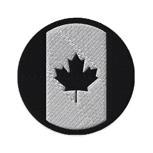 Gear Stock Canada Flag Patch Round