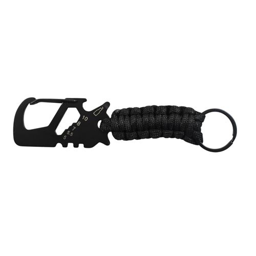 Tactical Paracord Carabiner Keychain